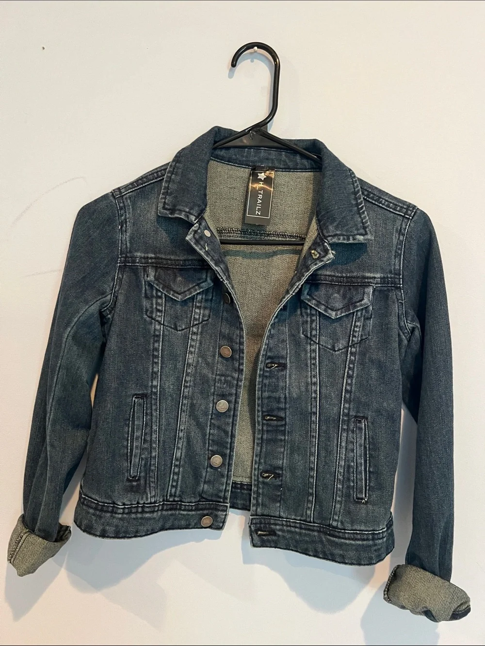 TRACTR Dark Wash Denim Jacket - Classic Blue